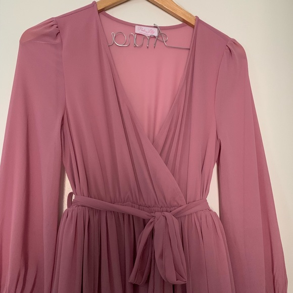 Pink Lily My Dearest Darling Mauve Maxi Dress - Picture 2 of 4